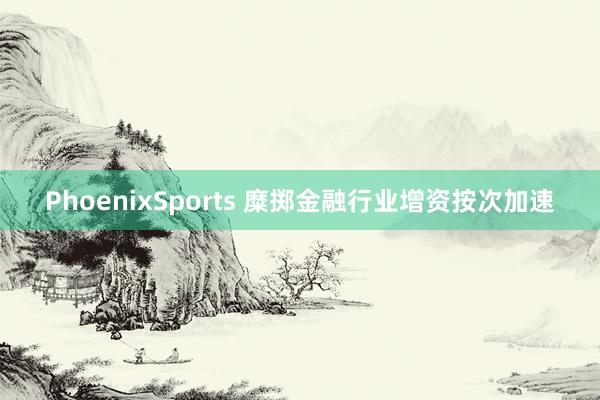 PhoenixSports 糜掷金融行业增资按次加速