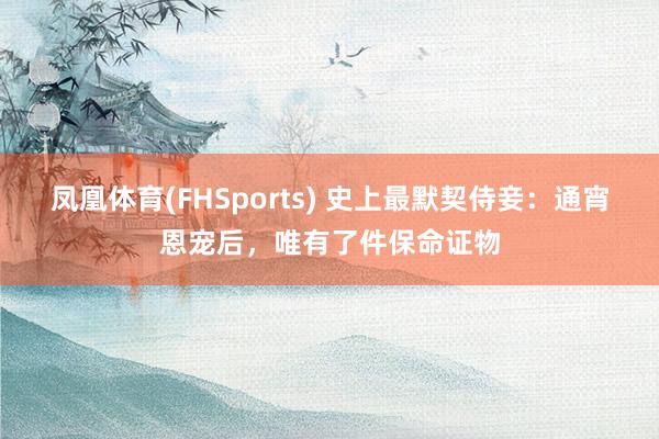 凤凰体育(FHSports) 史上最默契侍妾：通宵恩宠后，唯有了件保命证物