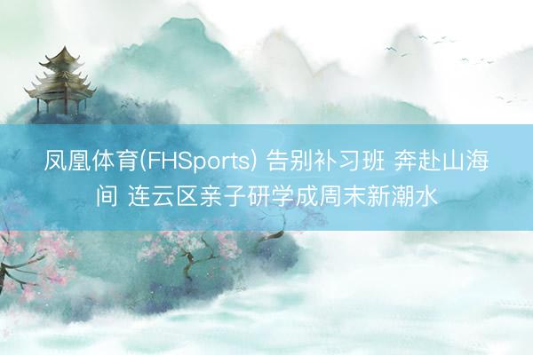 凤凰体育(FHSports) 告别补习班 奔赴山海间 连云区亲子研学成周末新潮水