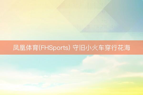 凤凰体育(FHSports) 守旧小火车穿行花海