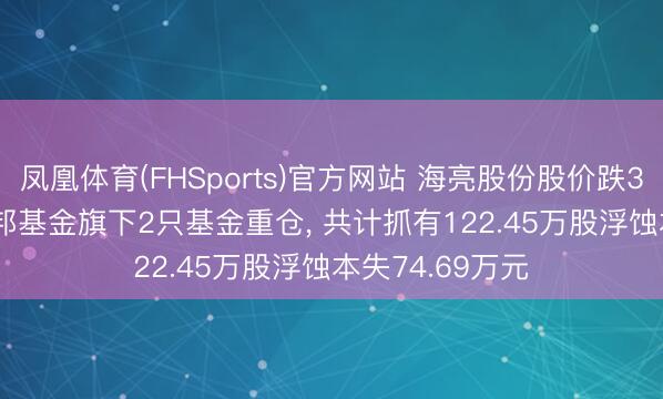 凤凰体育(FHSports)官方网站 海亮股份股价跌3.04%， 耿直富邦基金旗下2只基金重仓， 共计抓有122.45万股浮蚀本失74.69万元